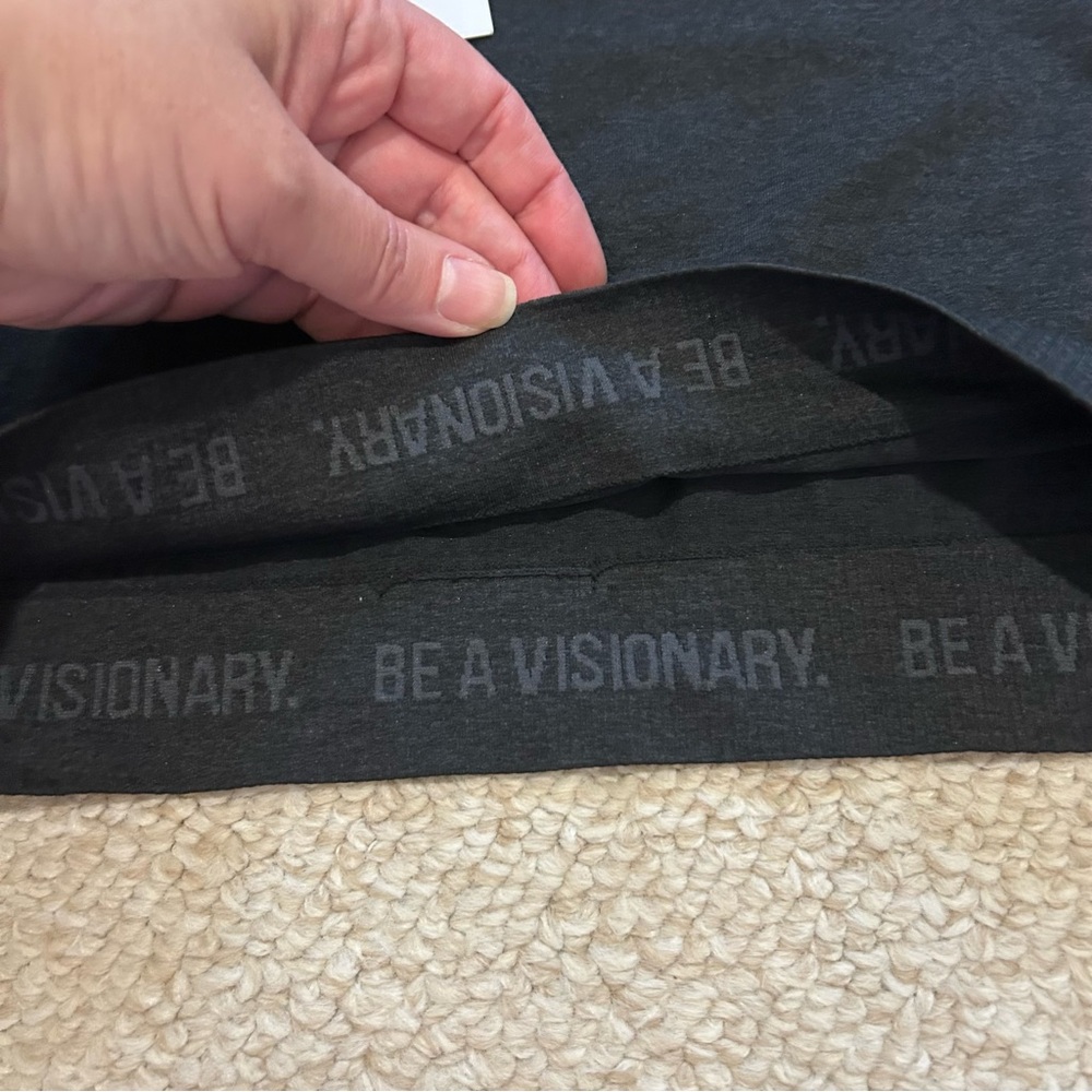 Gymshark Vital Seamless Crop Top women's medium black marl NWT Workout Athletic - Picture 5 of 14